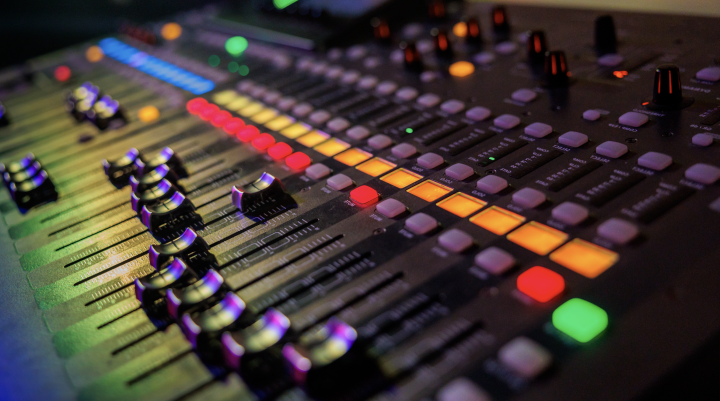 Image of mixing desk